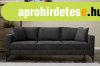 Berlin - Anthracite, Black 3 Szemlyes kanap 220x91x83 Antr