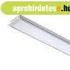 LED PROFILE A sllyesztett 1m alumnium/tej akril