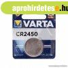VARTA CR2450 gombelem, 3V, ltium, 1 db