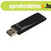 USB drive 16GB, USB 2.0, VERBATIM "Slider", fekete