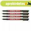 Alkoholos marker 0,6mm, 141F OHP Edding fekete