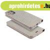 Forcell Luna flipes arany iPhone 13 Pro Silver tok