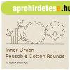 PURITO Bambusz-pamut korongok Inner Green (Reusable Cotton R