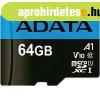 ADATA Memriakrtya MicroSDXC 64GB + Adapter UHS-I CL10 (100