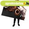 Wallplex falburkol konyhapanel Coffe black (Mret: ris 60