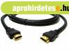 Prmium minsg aranyozott HDMI KBEL 2.0 FULL HD 4K ARC hd