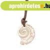 Sea Snail pendant - Swarovski medl brktlen- Golden Shado