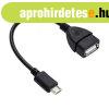 Akyga AK-AD-09 USB-A /microUSB-B adapter cable 0,15m Black