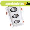 TRIPLE LED MOVABLE SPOT LIGHT 3X15W 230V 4000K FEHR 92DL81F