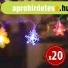 LED fnyfzr - jgkristly - 2,3 m - 20 LED - multicolor - 