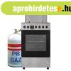 Samus SM563AENS Kombinlt Tzhely Inox 50 cm, 4 gzgs, Dig