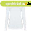 JT002F tri-blend Ni hossz ujj pl Just Ts, Solid White-S