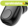Bluetooth headset s flhallgat Mini (55 mAh akkuval) feket