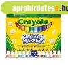 Crayola: 12 db tompahegy lemoshat filctoll