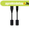 USB 2.0 A - USB B Kbel NANOCABLE 10.01.120 Fekete 2 m