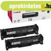 Canon CRG718 toner twinpack black ORIGINAL 