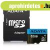 A-Data 32GB microSDHC Premier UHS-I Class10 V10 A1 + adapter