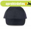 KP157 poliszter 5 paneles baseball sapka K-UP, Navy-U