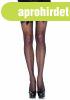  Sheer Thigh Highs Lace Top, black, O/S 