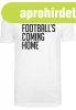 Mr. Tee Footballs Coming Home Logo Tee white