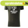 DRAGOWA fitness pl muscle army team, oliv 180g/m2