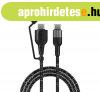 4smarts Combo CA USB / Type-C / Type-C szvet komb tlt- 