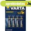 Varta Energy Alkli Mikro Elem AAA B4