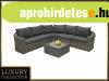 Rattan modulris szett BORNEO LUXURY 5 szemlyes (szrke)