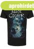 Mr. Tee Alice Cooper Graveyard Blue Tee black