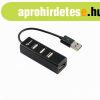 SBOX H-204 USB Hub Black