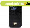 DKNY PU Leather Repeat Pattern Stack Logo iPhone 14 Pro Mags
