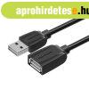 USB 2.0 hosszabbt Vention VAS-A44-B200 2m Fekete