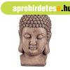 Dekoratv kerti figura Buddha fej Szrke Polyresin (35 x 65,