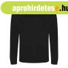 JT002 tri-blend hossz ujj frfi pl Just Ts, Solid Black-