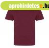 JT100 rvid ujj unisex krnyakas pl Just Ts, Burgundy-S