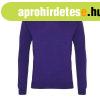 PR694 V-nyak finom kts frfi pulver Premier, Purple-2XL