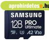 SAMSUNG Memriakrtya, PRO Ultimate 128GB, Class 10, V30, A2
