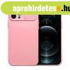 SLIDE Szilikon Tok Lencsevdvel IPHONE 12 Pro Pink