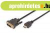 Assmann HDMI adapter cable type A-DVI-D (Single Link) (18+1)