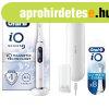 Oral-B iO9 White Alabaster Elektromos fogkefe, Fehr - j
