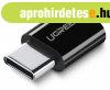 UGREEN US157 micro USB - USB-C adapter (fekete)