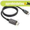 Kbel C-Tech HDMI - DisplayPort M/M, 2 m