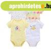 Foxy Baby Rvid ujj pamut body szett (4db-os) ( 62 ) - Jgk