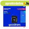 Goodram microSDHC 16GB Class 10 memriakrtya SD adapterrel 