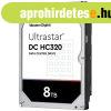 Western Digital HUS728T8TALE6L4 WD Ultrastar, 8 TB biztonsg