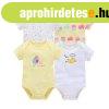 Foxy Baby Rvid ujj pamut body szett (4db-os) ( 56 ) - Jgk