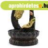 Szoba Szkkt - 30cm - Arany Buddha s Lotus