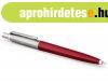 Golystoll, 0,7 mm, ezst szn klip, piros tolltest, PARKER