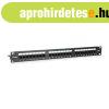 Equip Patch panel - 135425 (24 port, Cat.6, rnykolatlan, f