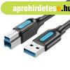 Vention COOBD USB 3.0 dugasz-USB-B dug kbel (0,5 m, fekete